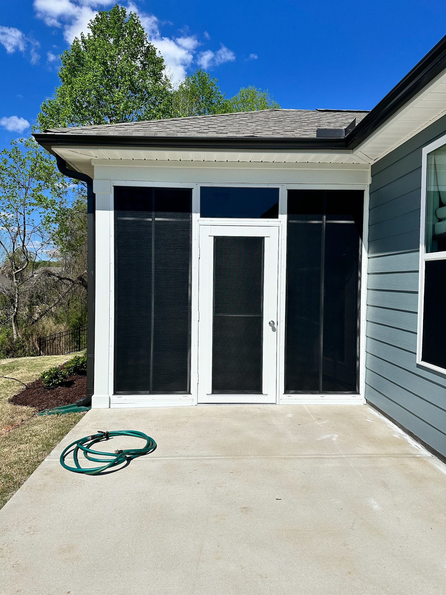 Eze-Breeze CD90 Cabana door showing a lower kick-panel configuration.
